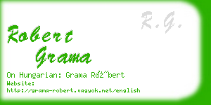 robert grama business card
